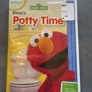 Sesame Street - Elmo's Potty Time DVDs NEW sealed with reward poster